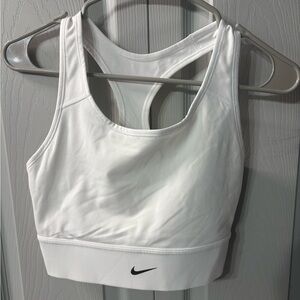 EUC Nike Women's Classic White Sports Bra Size L
